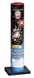 DM1001T Blue Crackling Chrysanthemum with Crackle Pistol