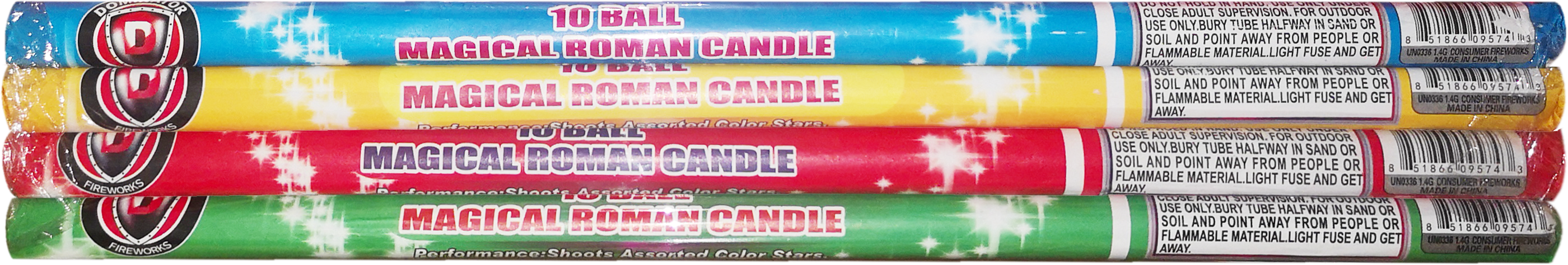 10 Ball Magical Roman Candle