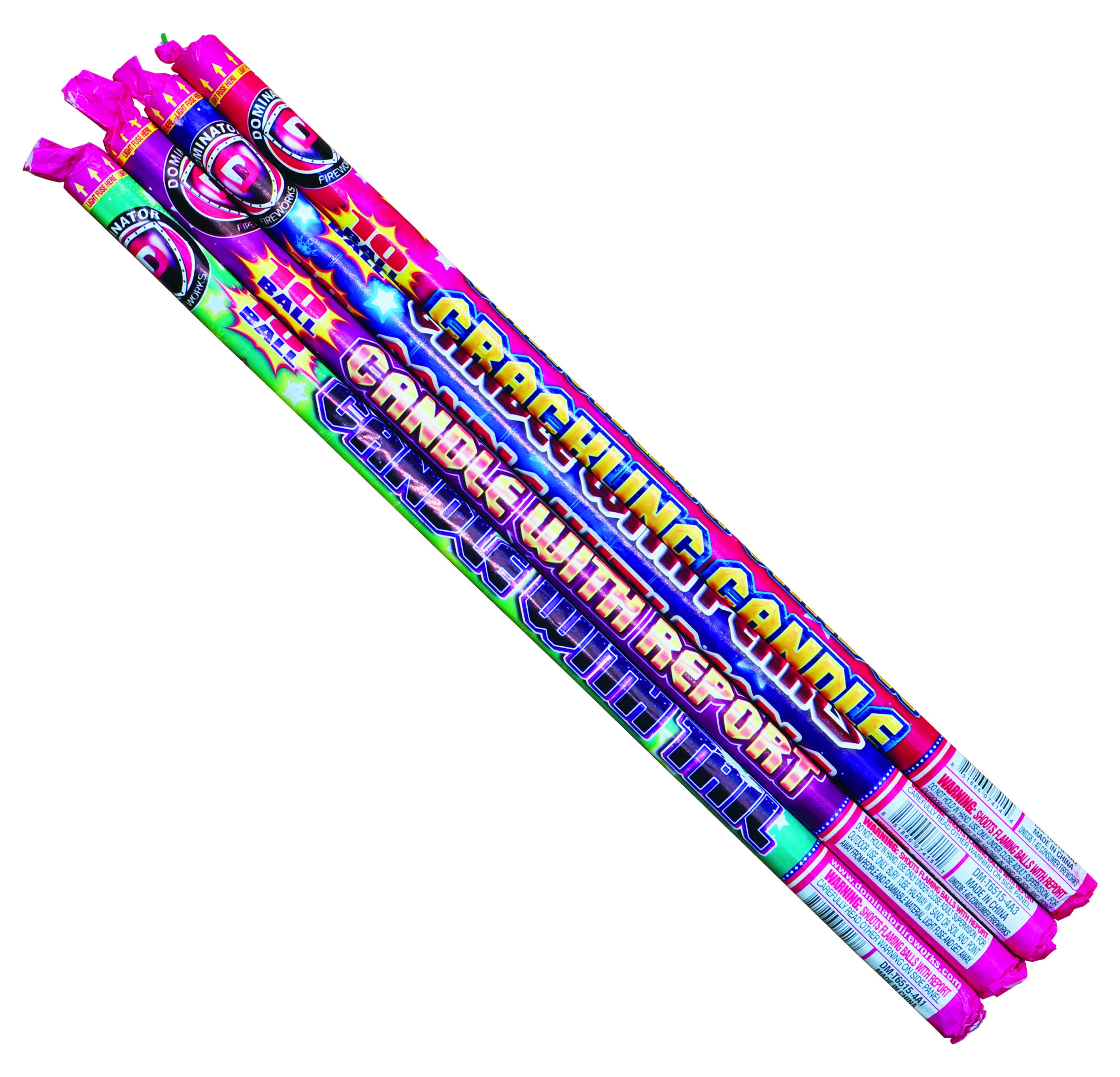 Assorted 10 Ball Roman Candle