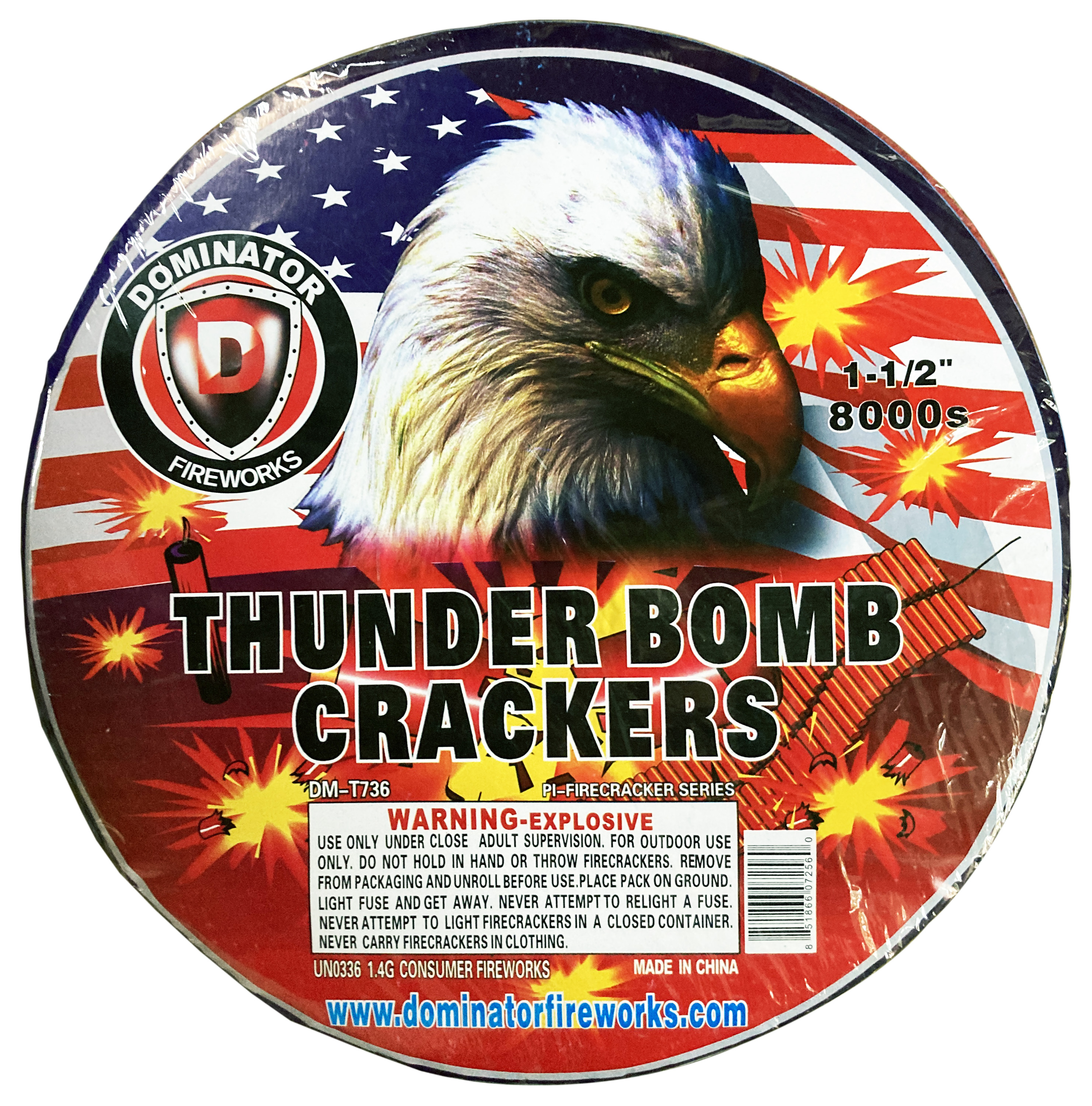 Thunderbomb Firecrackers 8,000 Roll