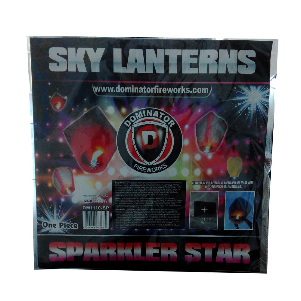 Sky Lanterns-Sparkler Star
