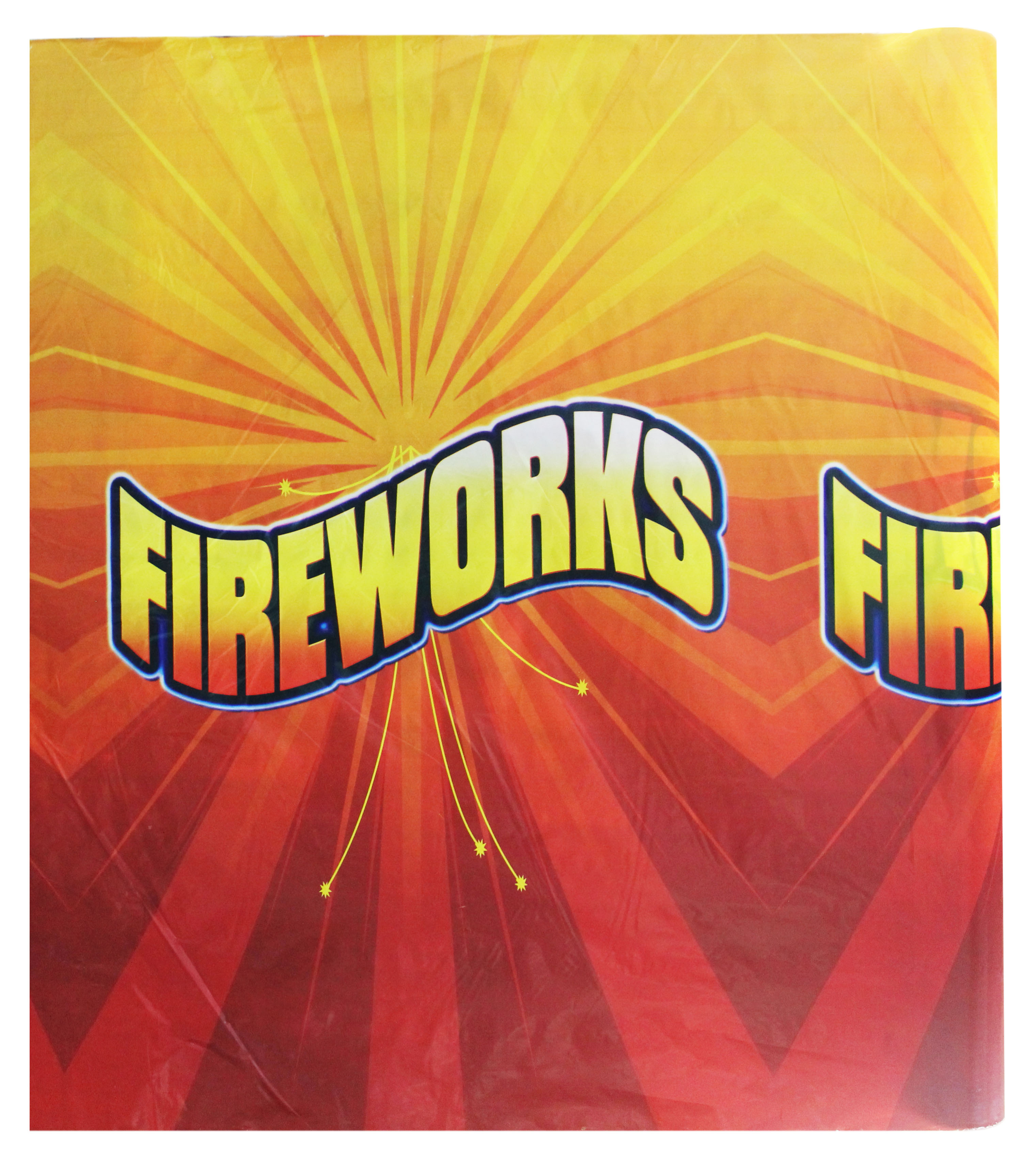 Fireworks Bunting (Yellow And Red)