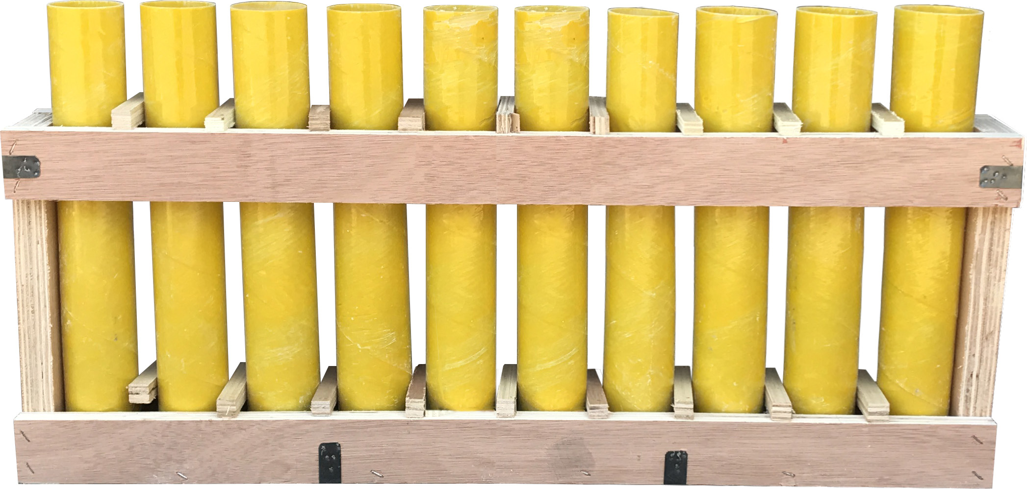 Mortar Rack - W/ 10 1.91in Yellow Fiberglass Tubes