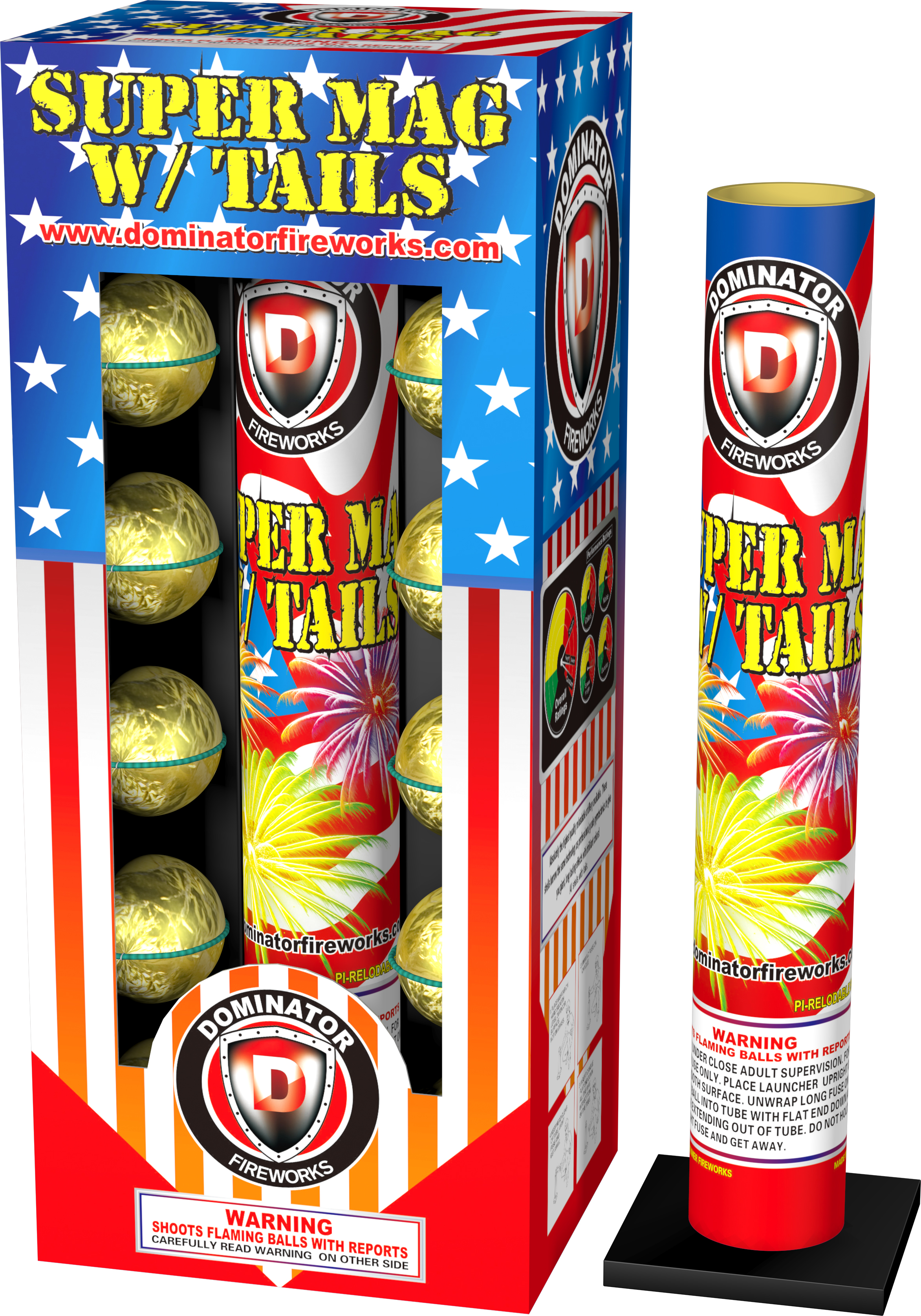 Mighty Magnum Ball Shells W/ Tails