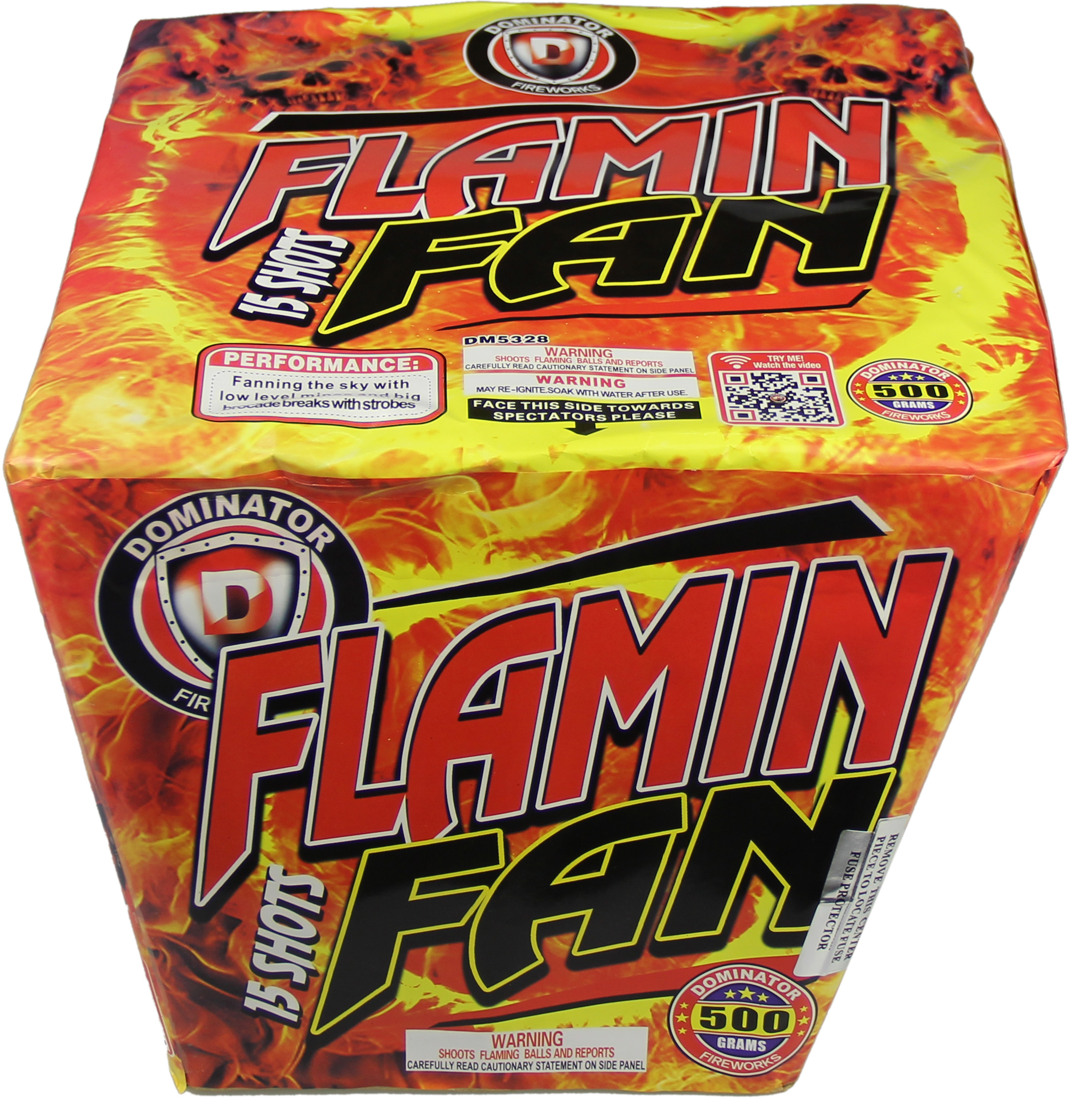 Flamin Fan - 15 Shot Fan