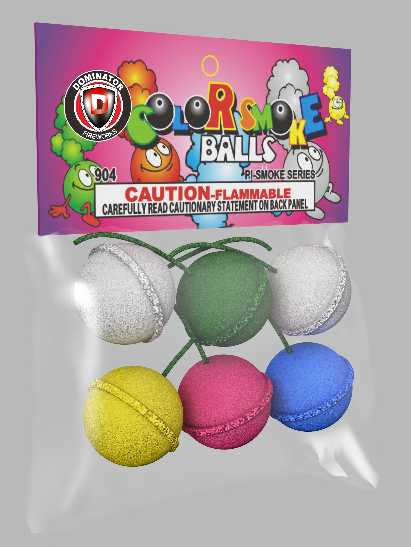 Color Smoke Balls (Clay)