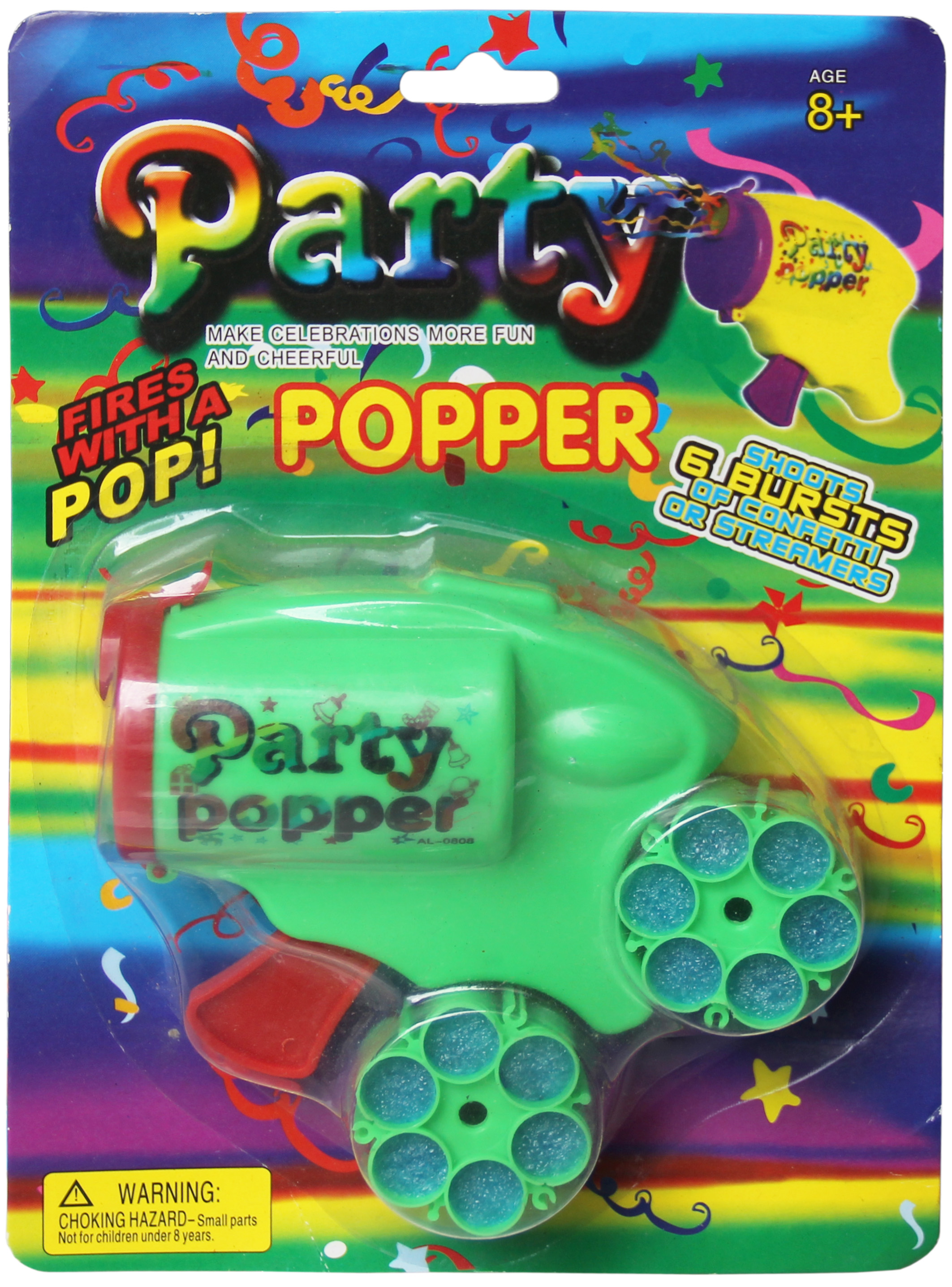 Party Popper Gun - 6 Shots